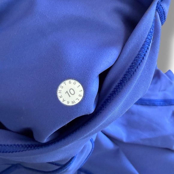 lululemon Fast and Free High Rise *Nulux 19” Leggings Tights Crops Moroccan Blue - Picture 7 of 8